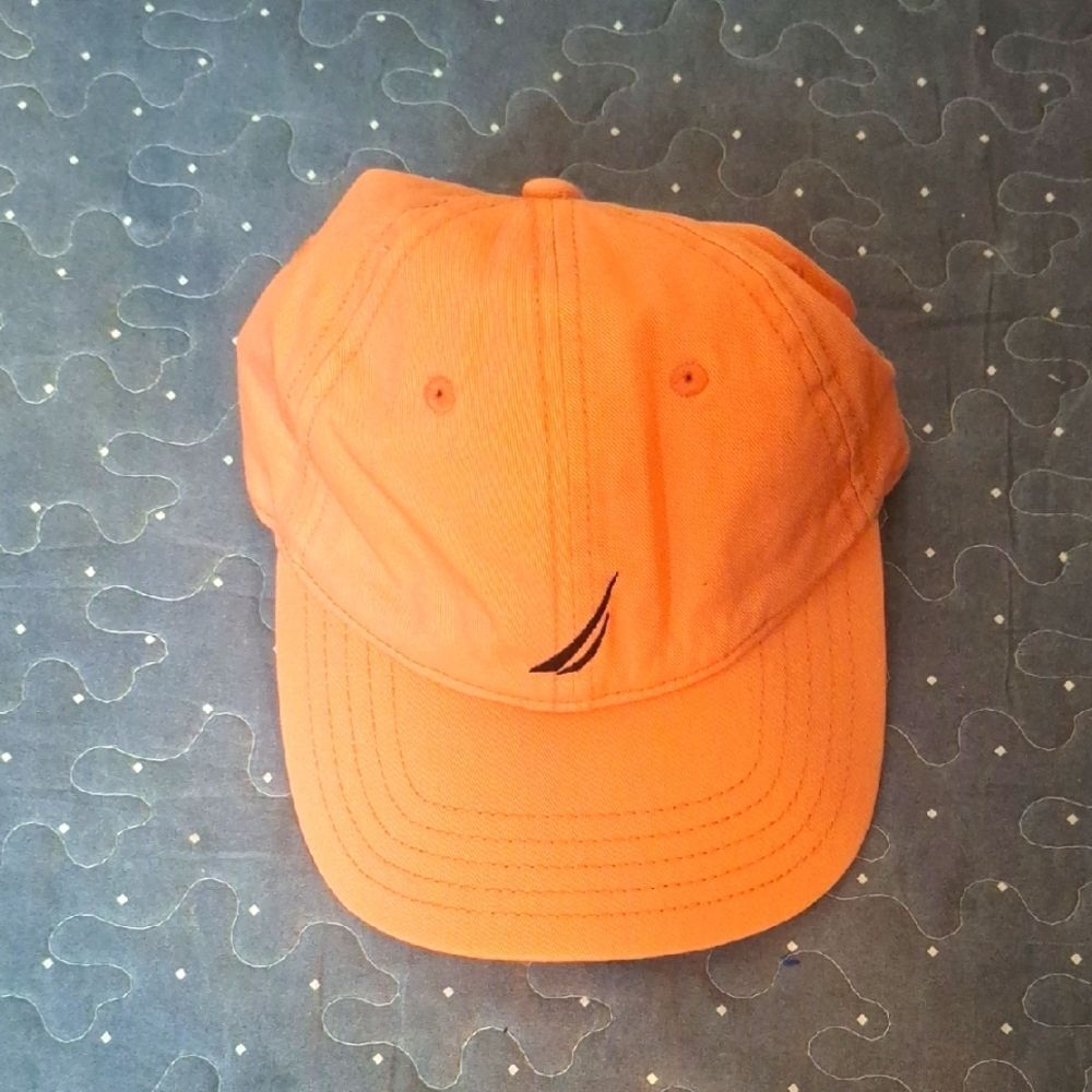 Nautica Coral Baseball Cap with Logo